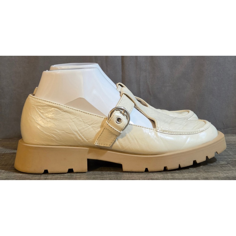 Dolce Vita Ebbie Mary Jane Loafers Women's Size 8 Cream
